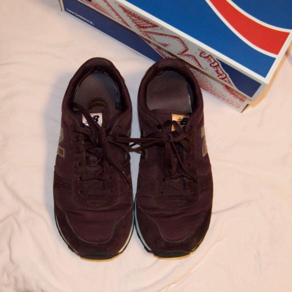 Maroon/Plum New Balance with Rose Gold Accents